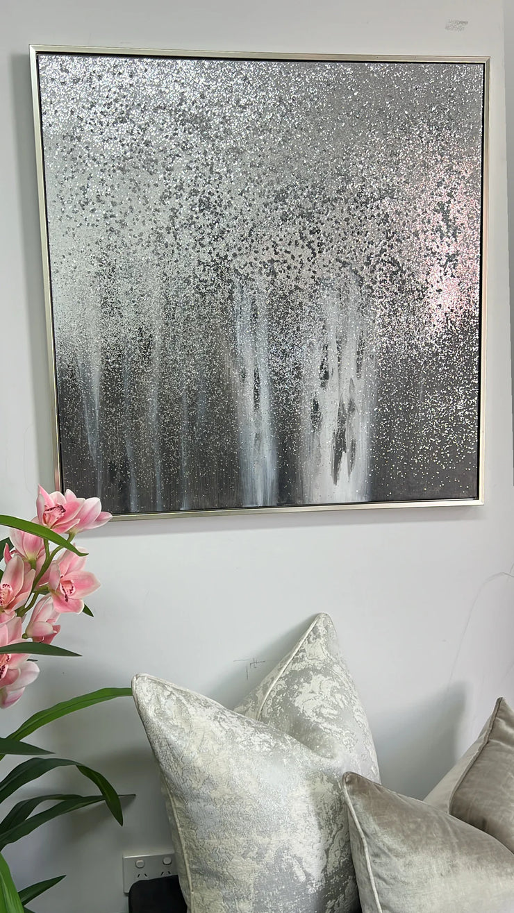 Cosmic spark silver Wall art frame