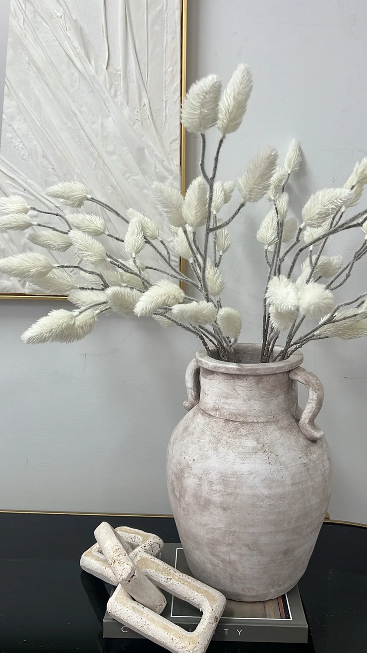 Long Bunny tail Faux stem Available in 4 colours