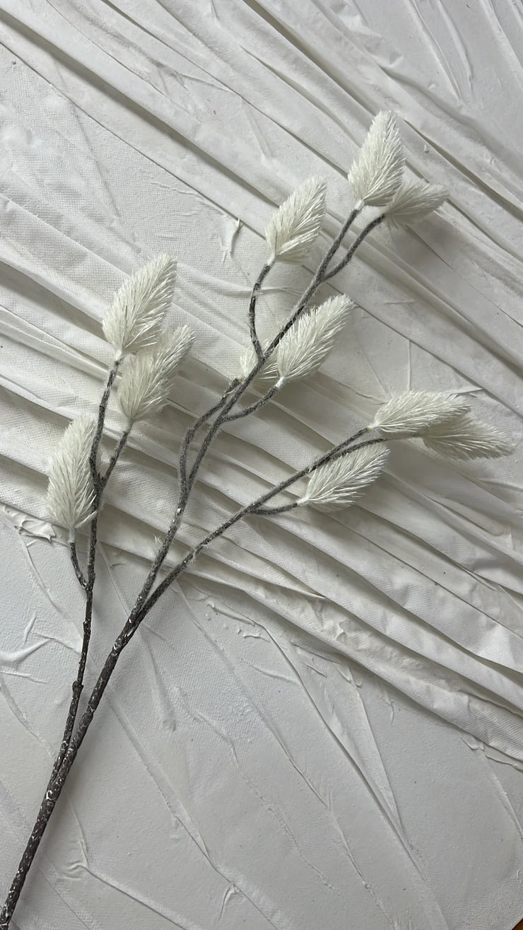 Long Bunny tail Faux stem Available in 4 colours