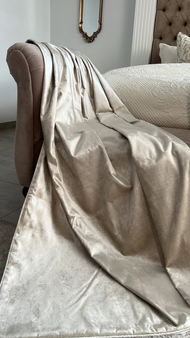 De luxe nude throw 140x220cm