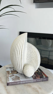 nautilus sandstone sculpture stand