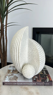 nautilus sandstone sculpture stand