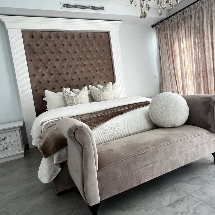 Lama Nude round cushion 50cm diameter