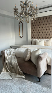 De luxe nude throw 140x220cm