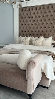 Lama Nude round cushion 50cm diameter