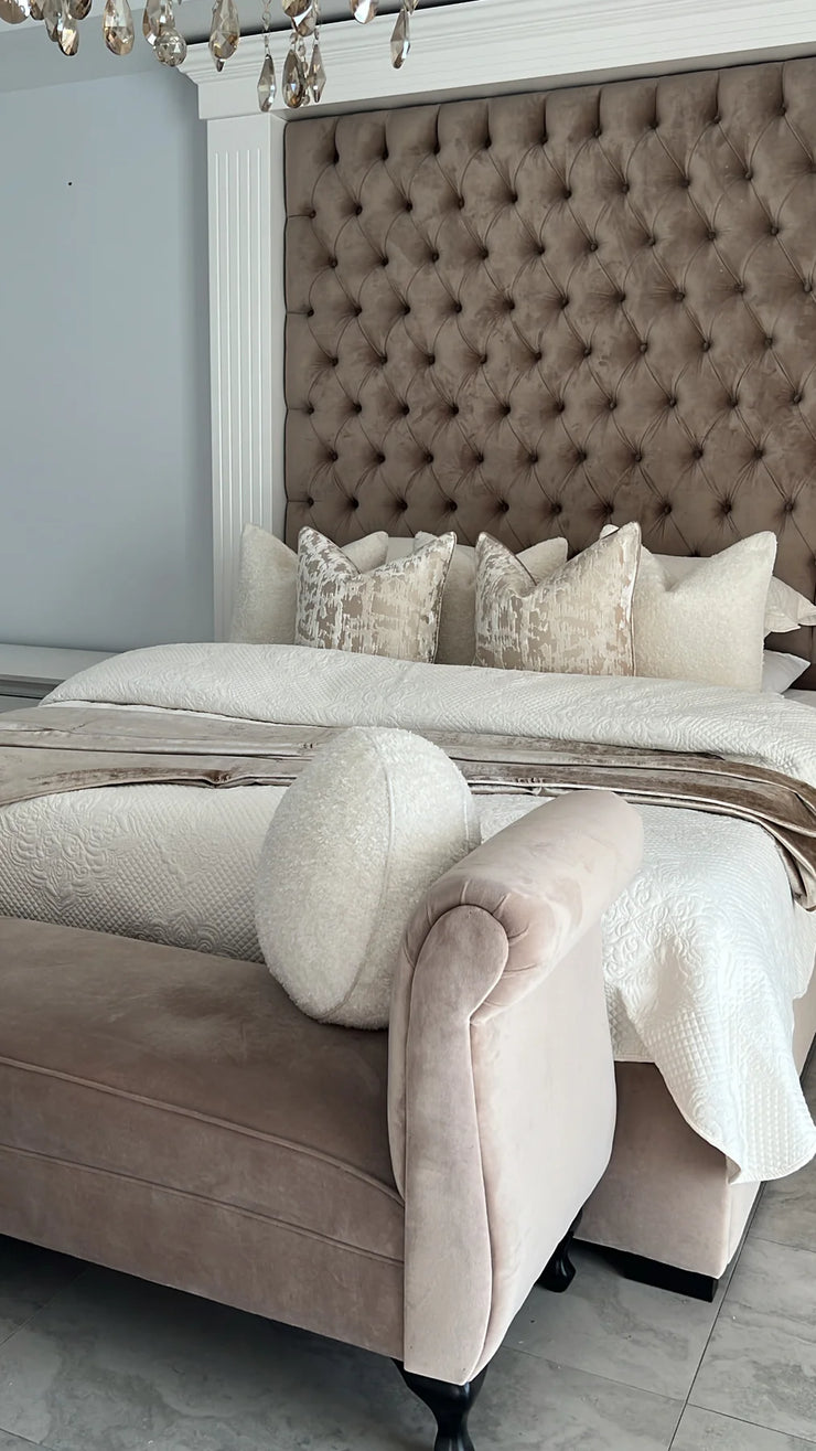 Lama Nude round cushion 50cm diameter