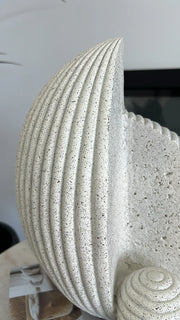 nautilus sandstone sculpture stand