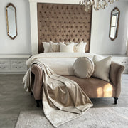 De luxe nude throw 140x220cm