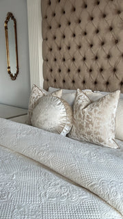 De-luxe Nude round cushion 50cm diameter